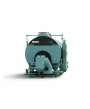 ICB Firetube Boiler ម៉ូដែល ICB-700-100-150ST-3P, 100HP, 150PSI, ប្រើឧស្ម័នធម្មជាតិ