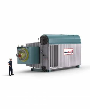 D型水管ボイラー 型式 NB-200D-40、15TPH、450PSI、天然ガス焚き