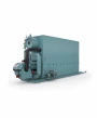 FLX Watertube Boiler ម៉ូដែល FLX-JT-700-300-1510ST, 75HP, 150PSI, ប្រើឧស្ម័នធម្មជាតិ