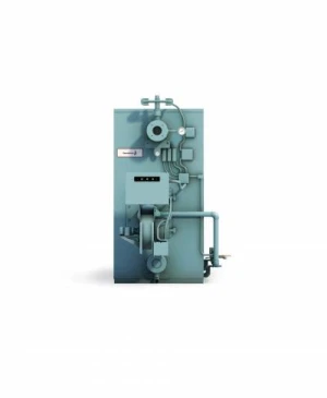FLX 水管ボイラー 型式 FLX-JT-700-300-1510ST、75HP、150PSI、天然ガス焚き